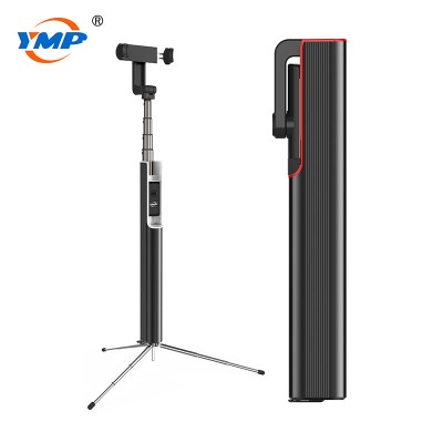 107cm Long Bluetooth Remote Control Tripod Monopod Selfie Stick Selfie Timer for iPhone Huawei Mobile