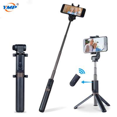 3.7V Extendable Flexible Aluminium Bluetooth Selfie Stick Tripod with Remote Control for iPhone X Samsung Xiaomi Huawei Mobile