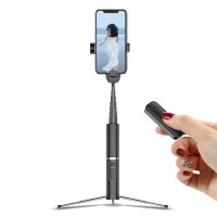 USAMS Tripod foldable Wireless Remote Selfie Stick phone stand holder